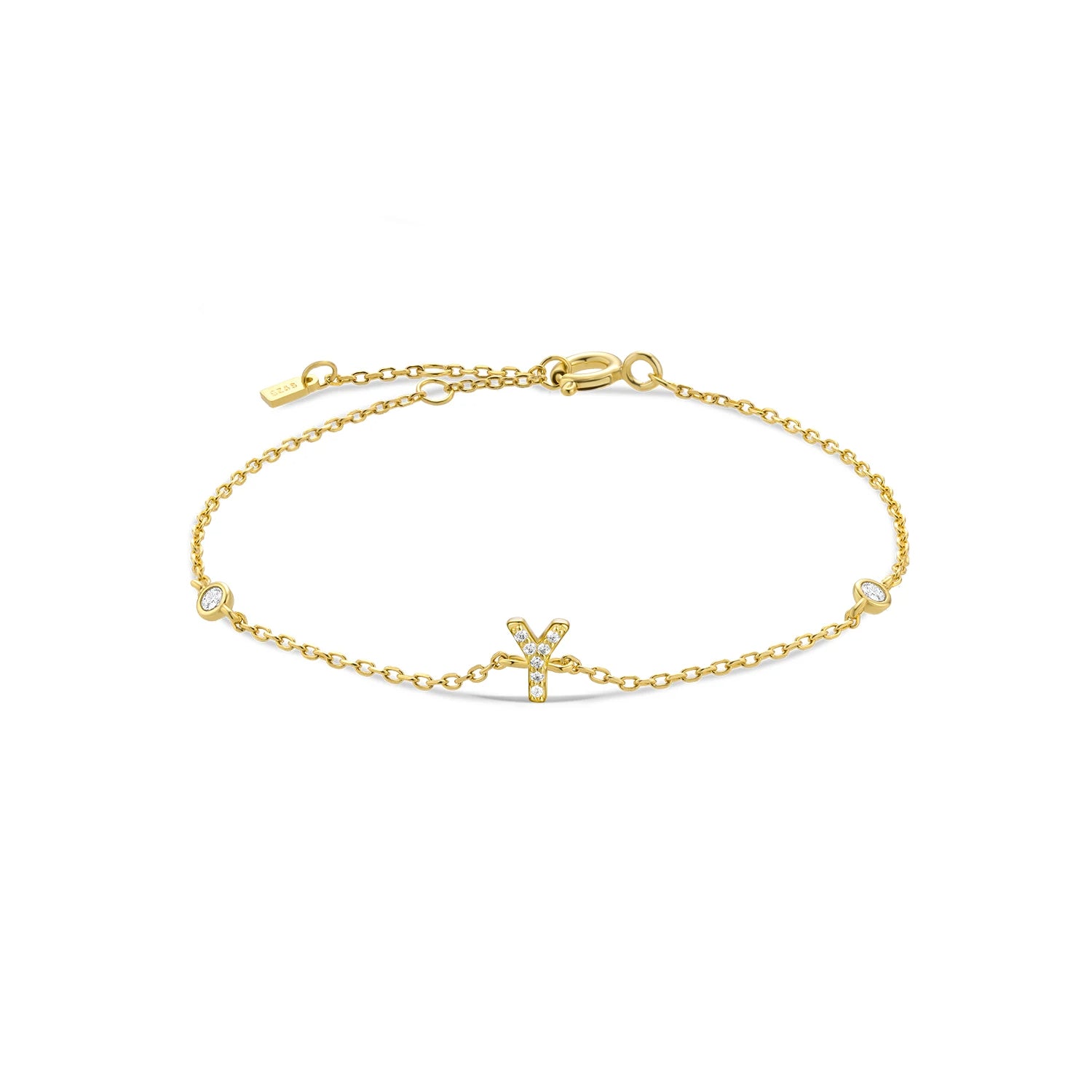 Initial Charm Bracelet