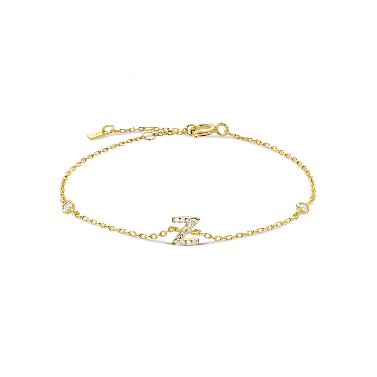 Initial Charm Bracelet