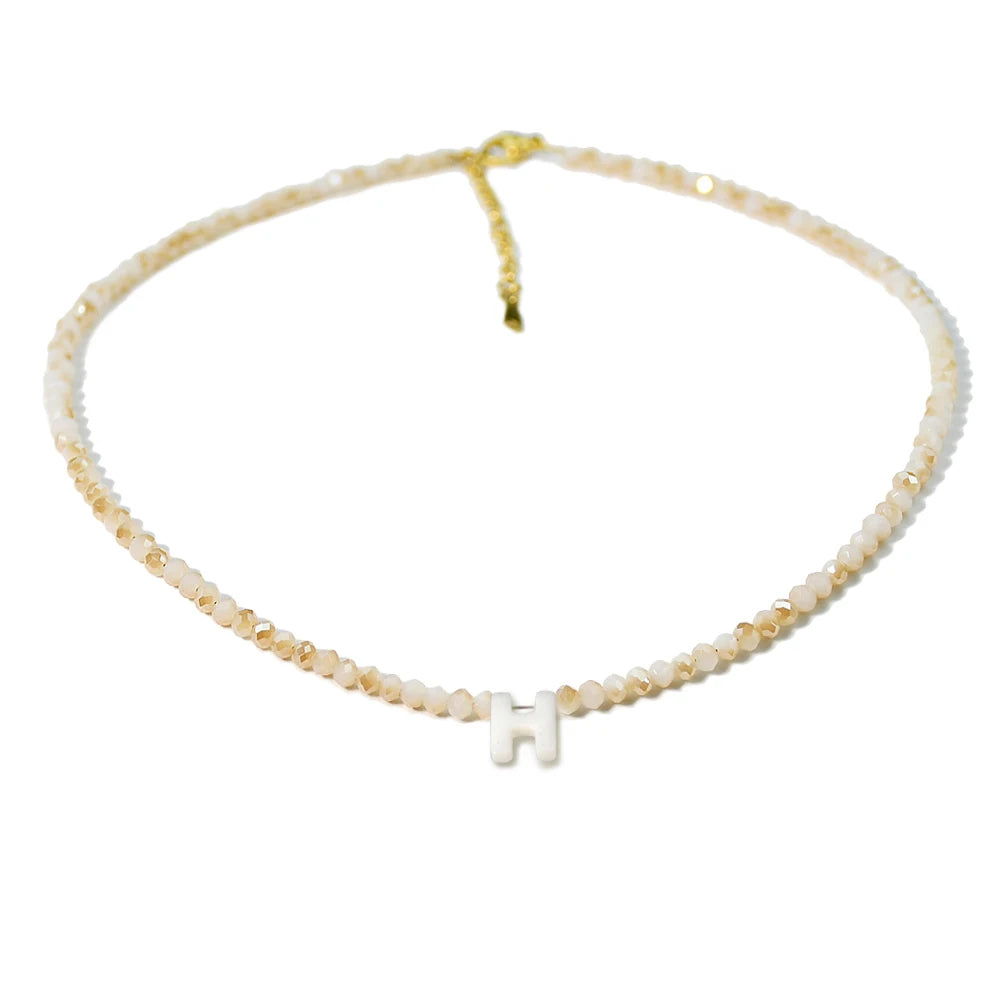 Shell Letter Necklace