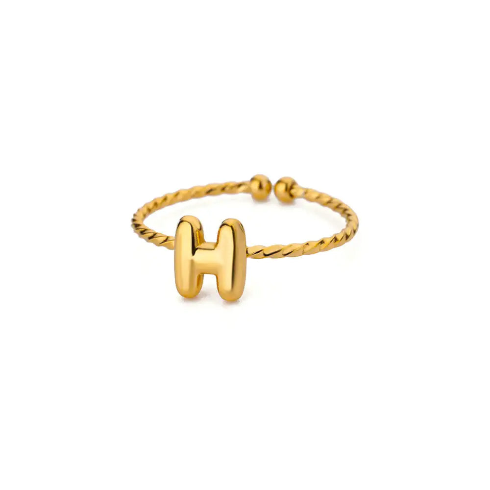 Chunky Balloon Initial Ring
