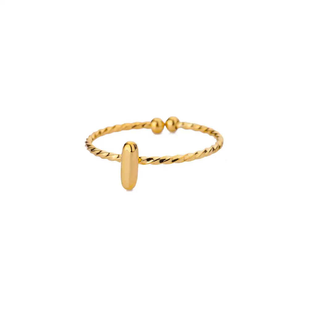 Chunky Balloon Initial Ring