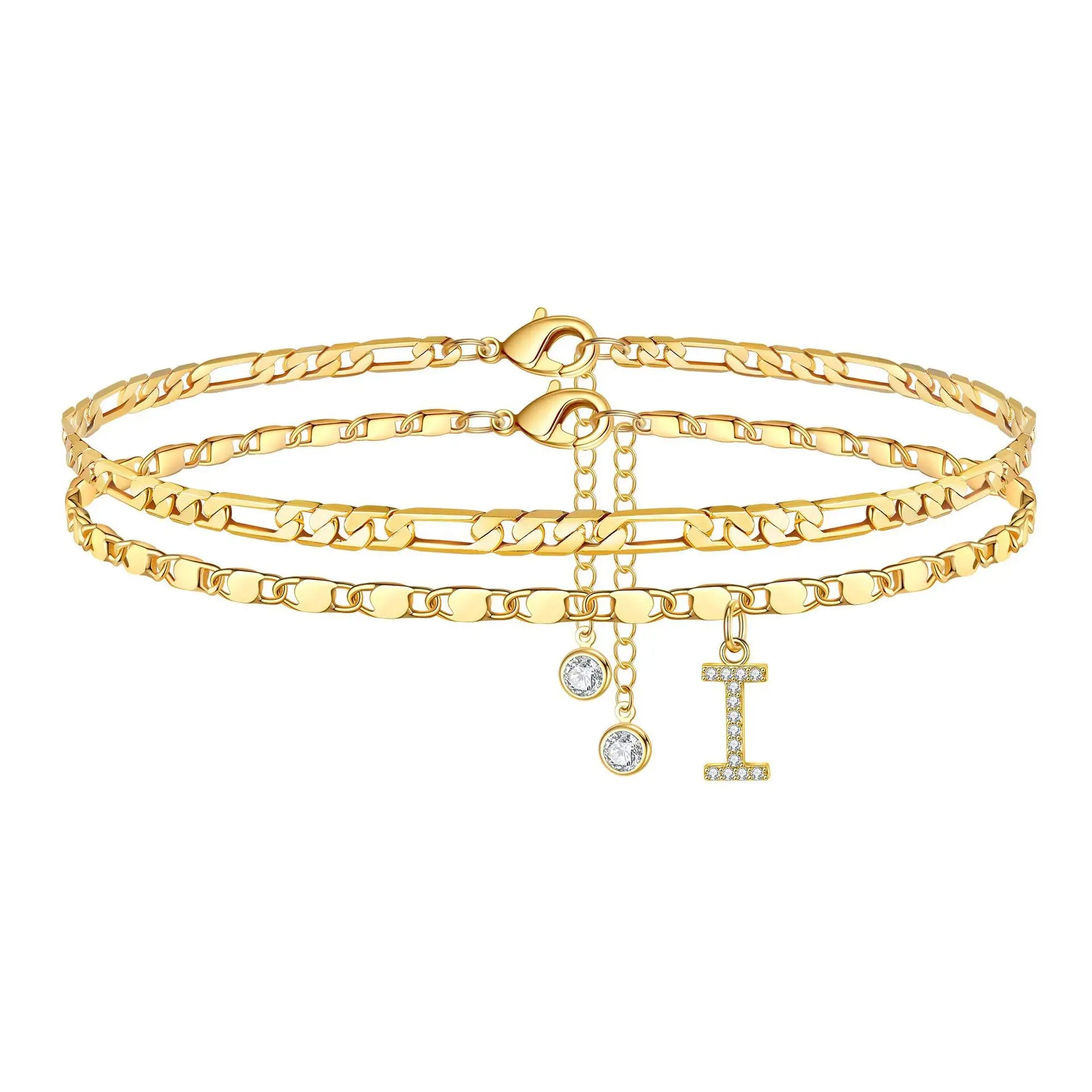 Initial Ankle Bracelet