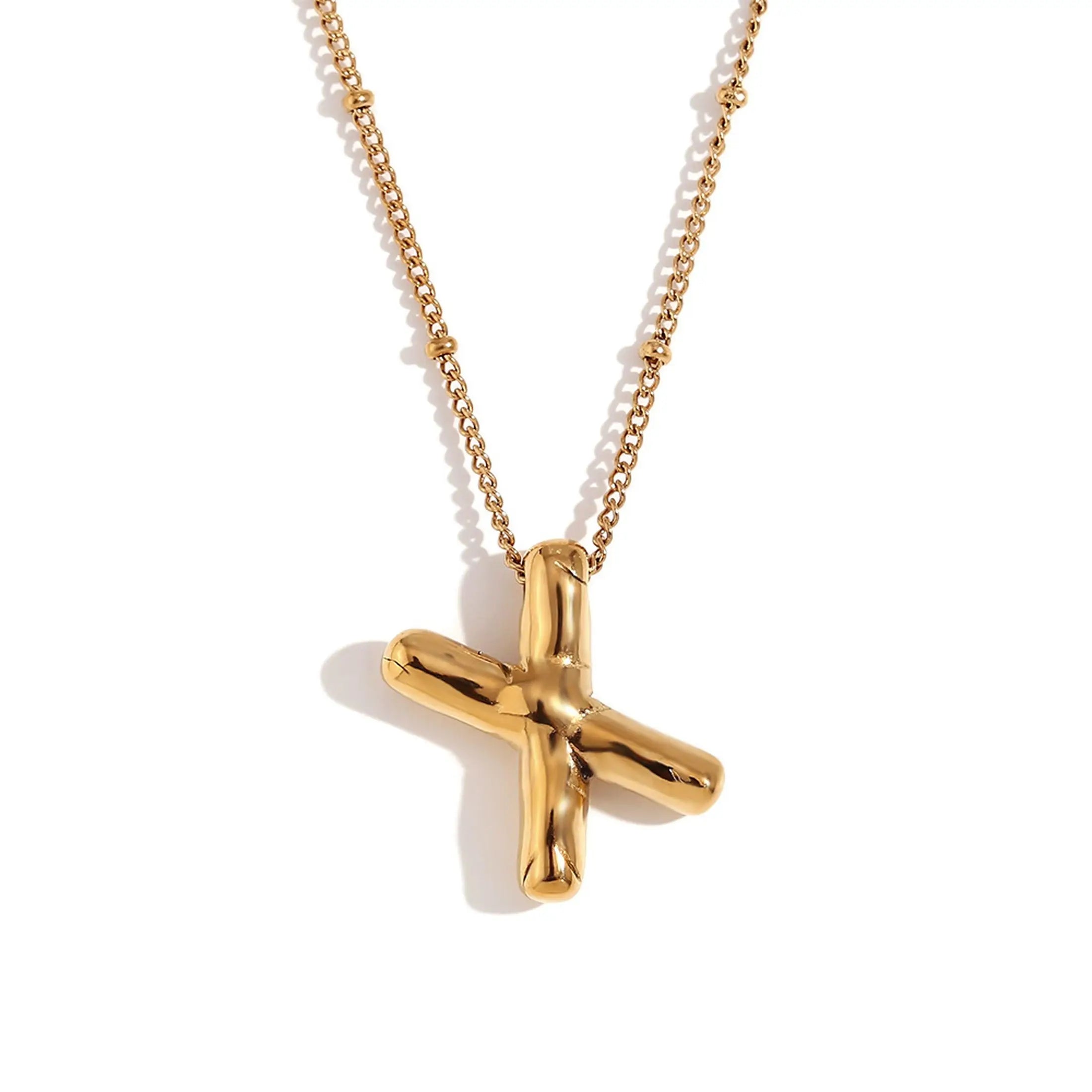 Bubble Initial Necklace