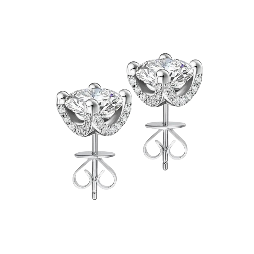 Zircon Plated Earrings