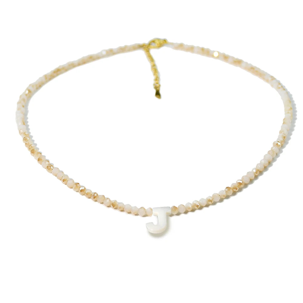 Shell Letter Necklace
