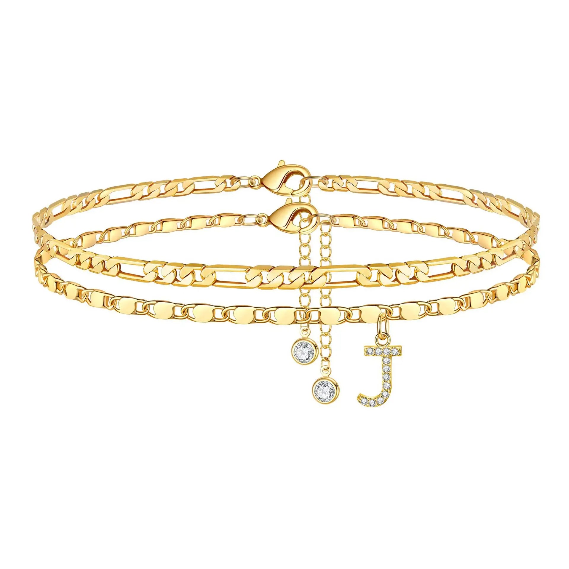 Initial Ankle Bracelet