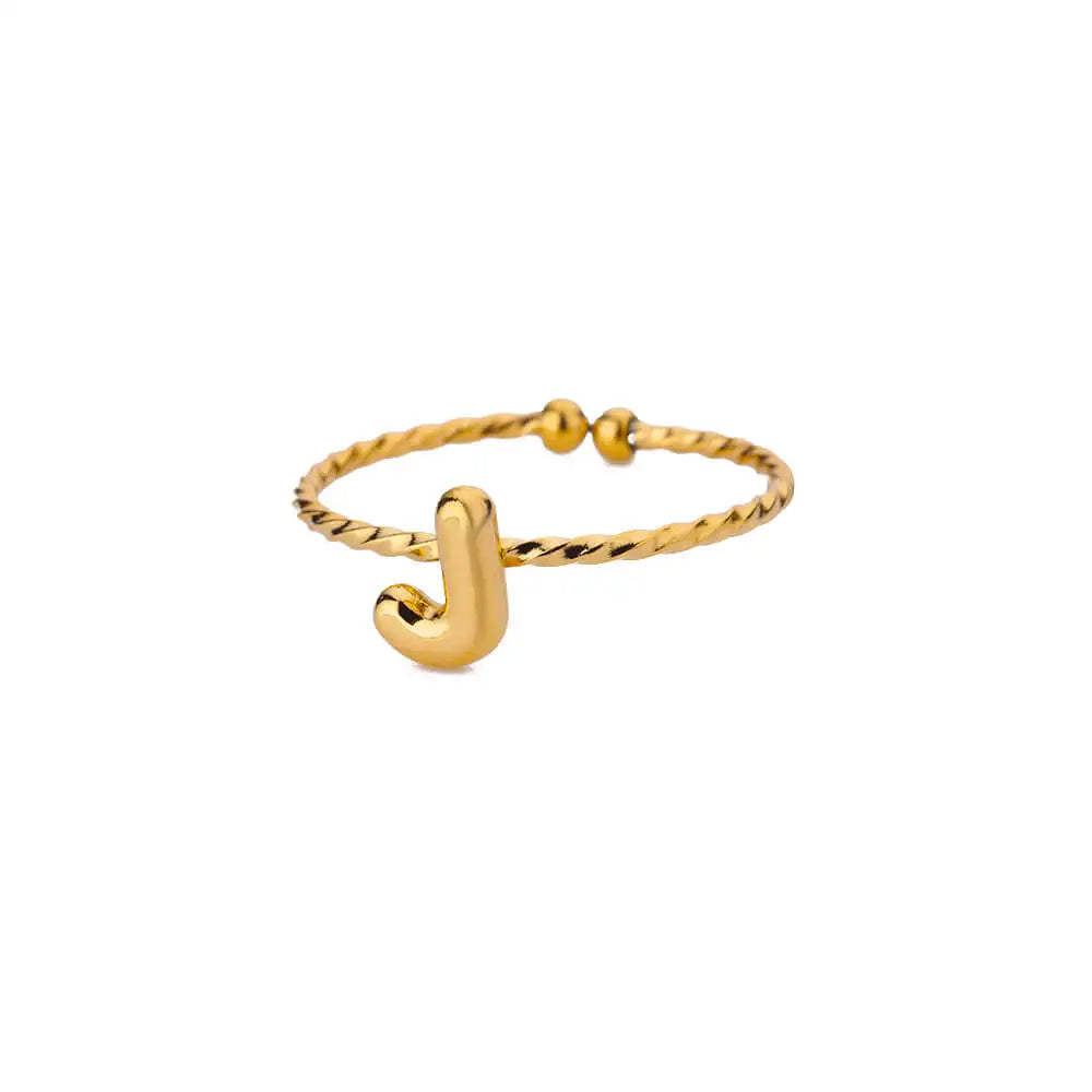 Chunky Balloon Initial Ring