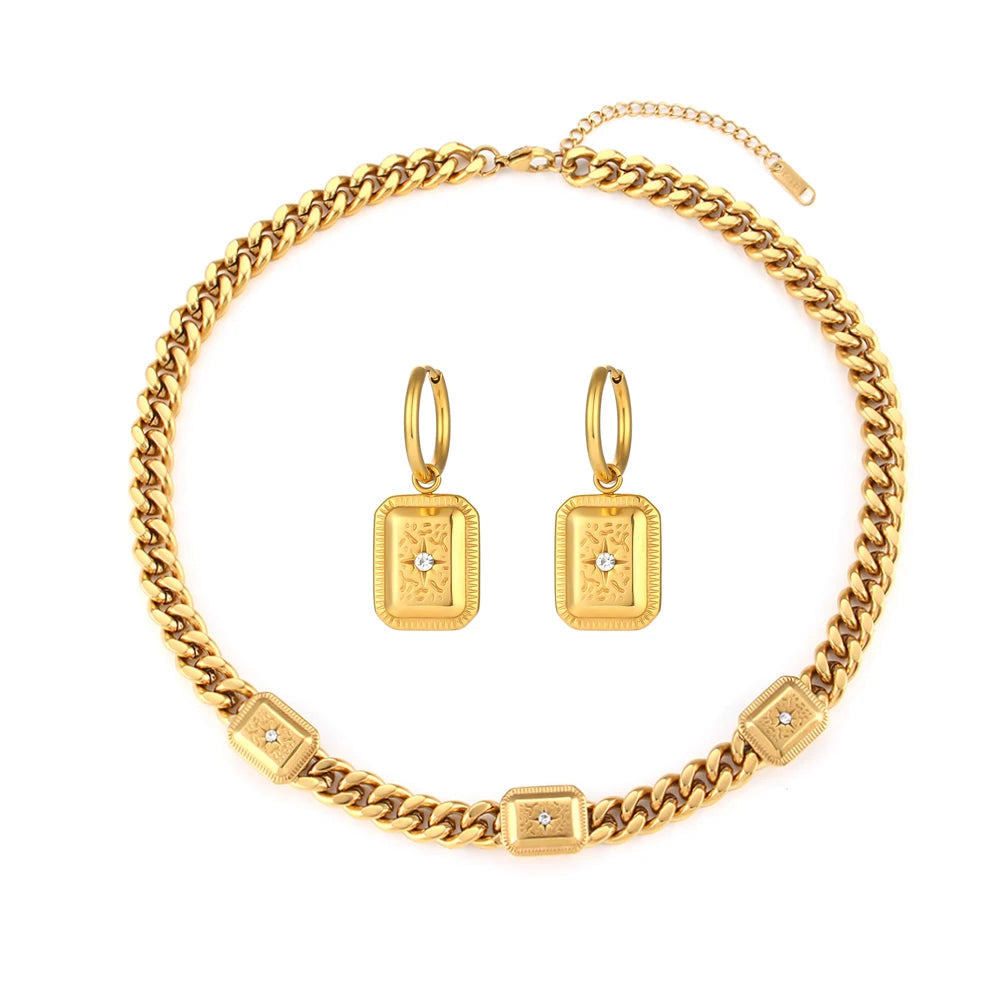 North Star Charm Jewelry Set