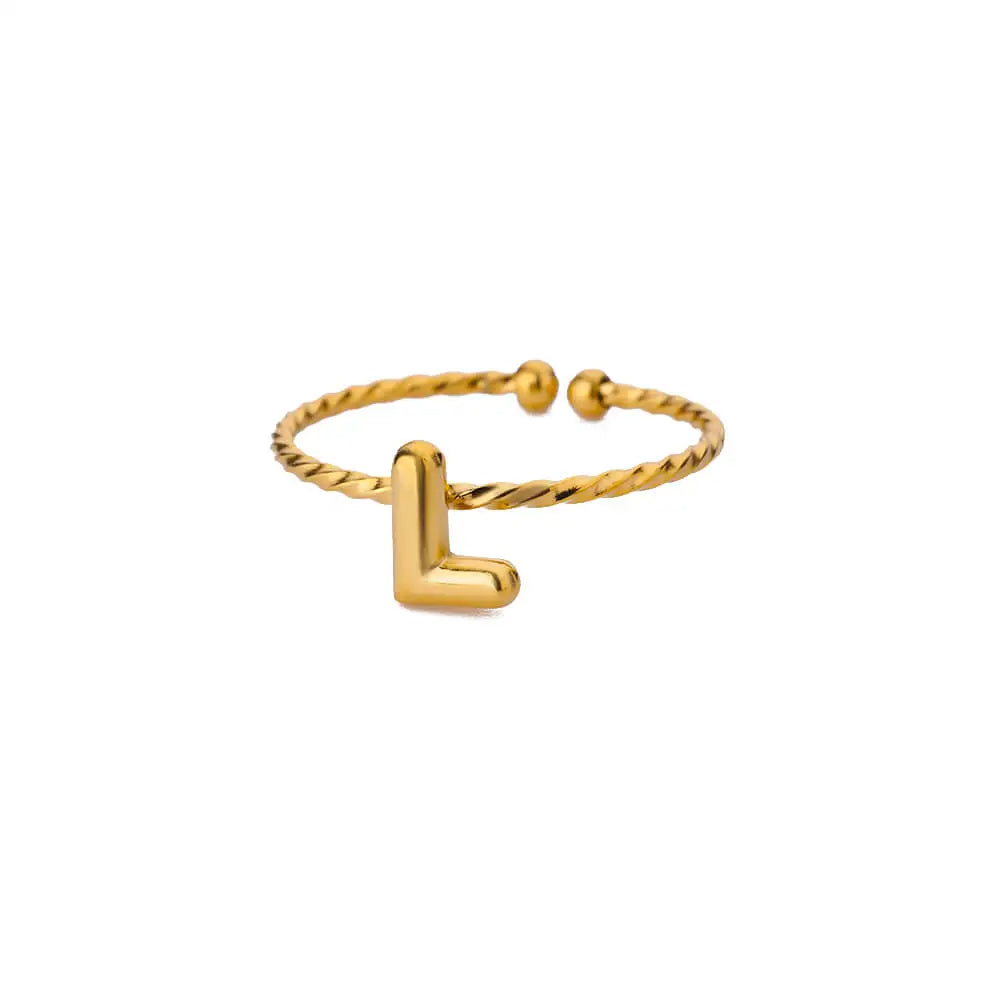 Chunky Balloon Initial Ring