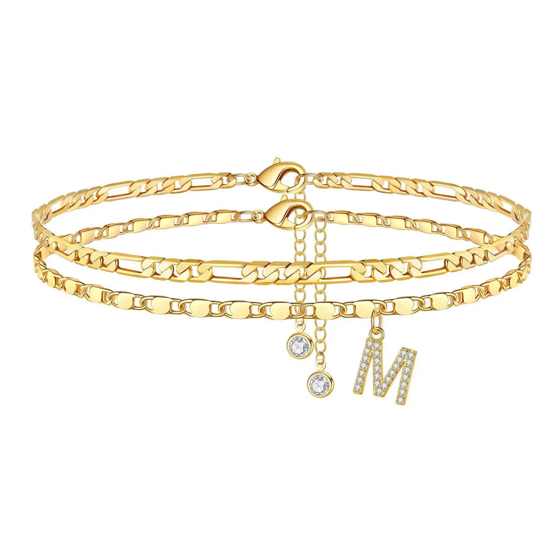 Initial Ankle Bracelet