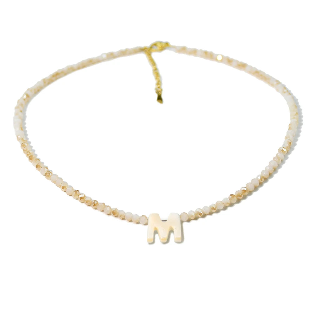 Shell Letter Necklace