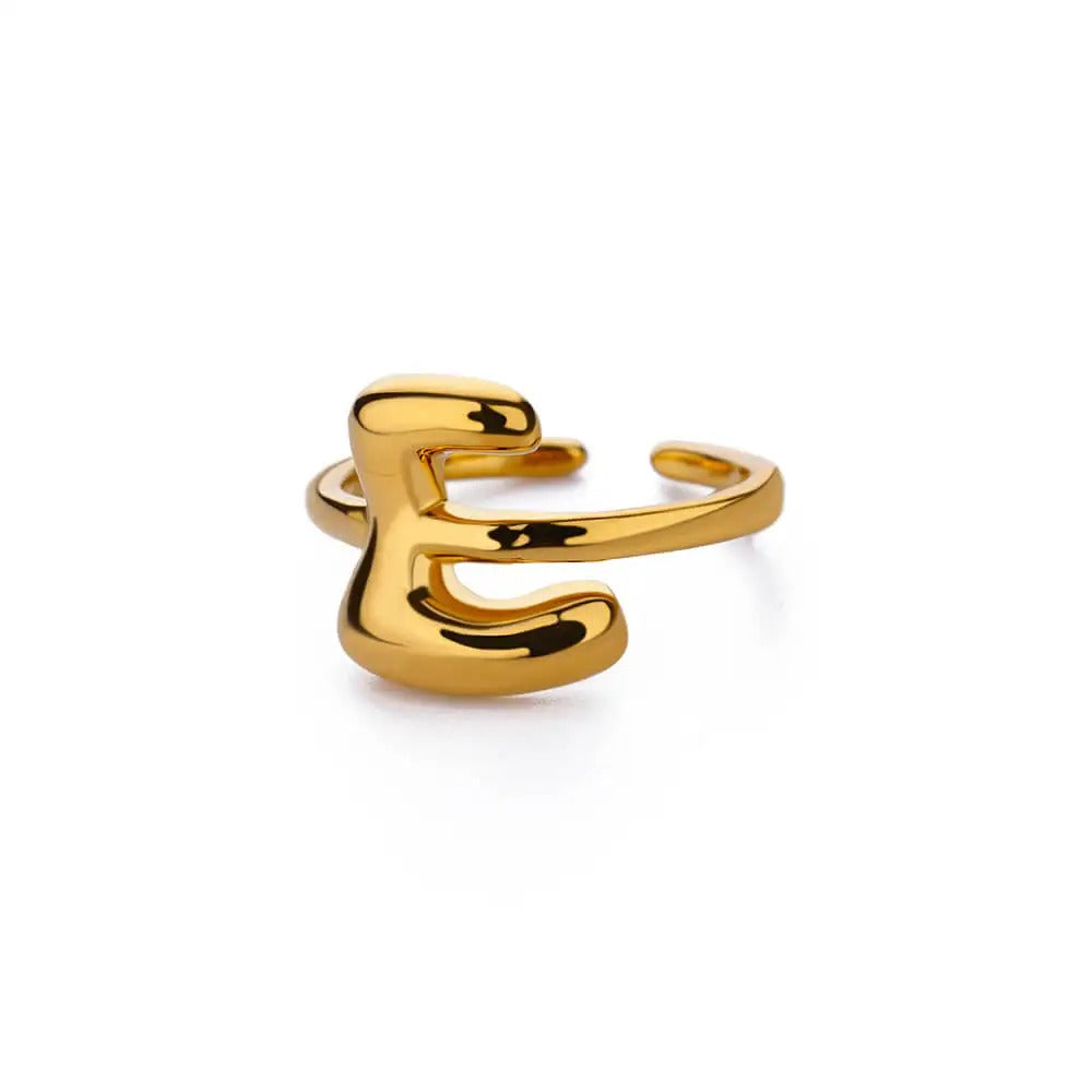 Bubble Letter Ring