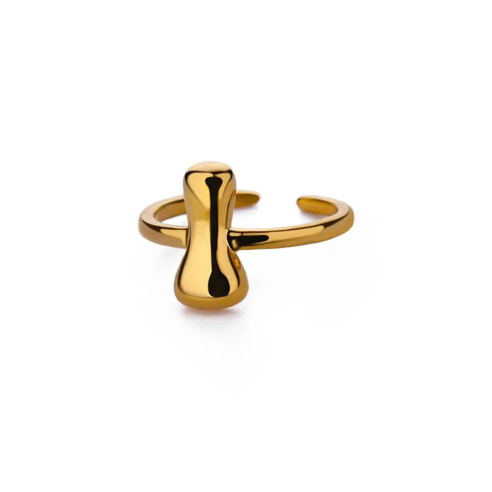 Bubble Letter Ring