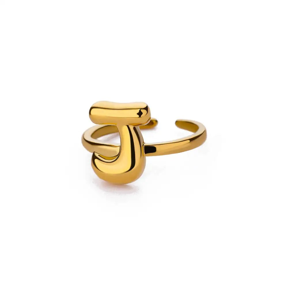 Bubble Letter Ring