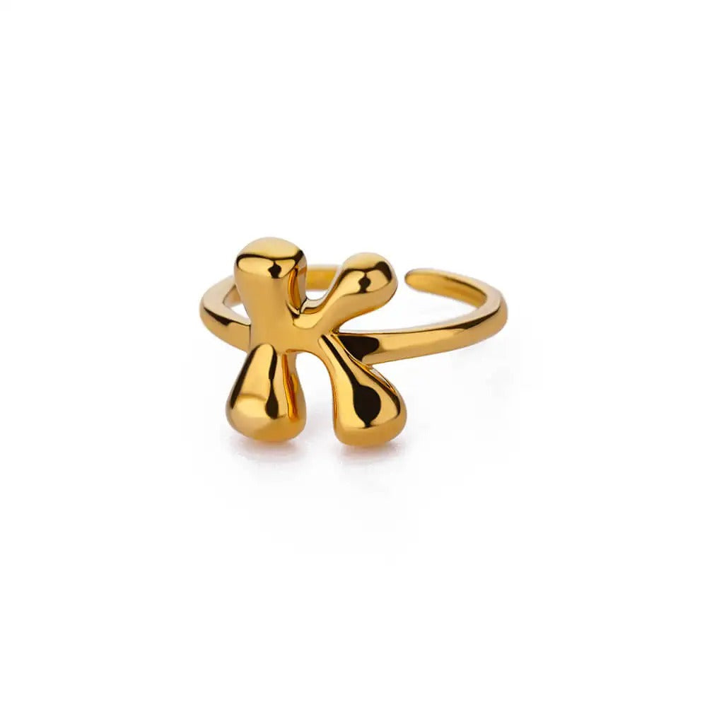 Bubble Letter Ring