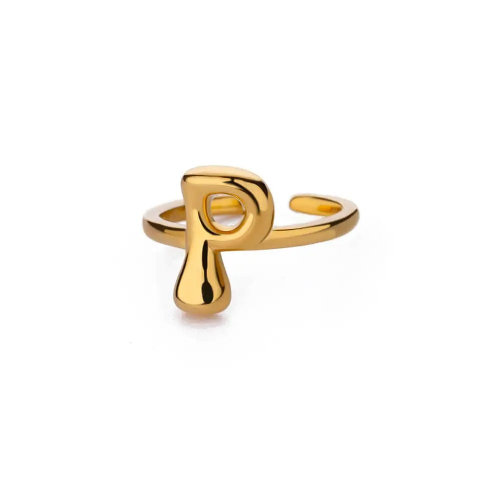 Bubble Letter Ring