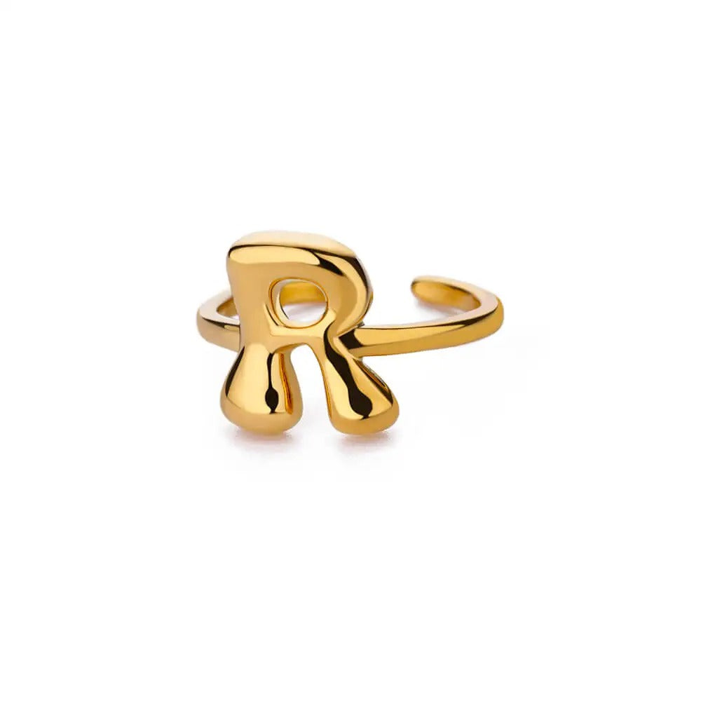 Bubble Letter Ring