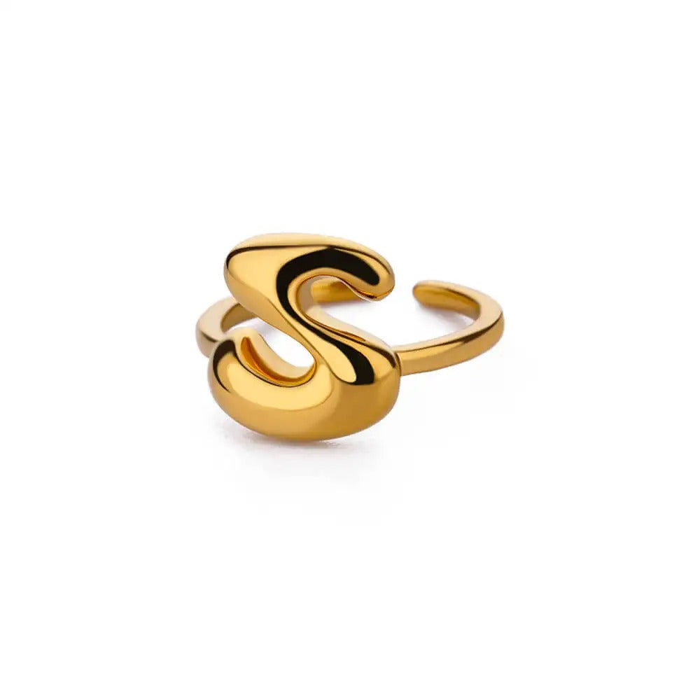 Bubble Letter Ring