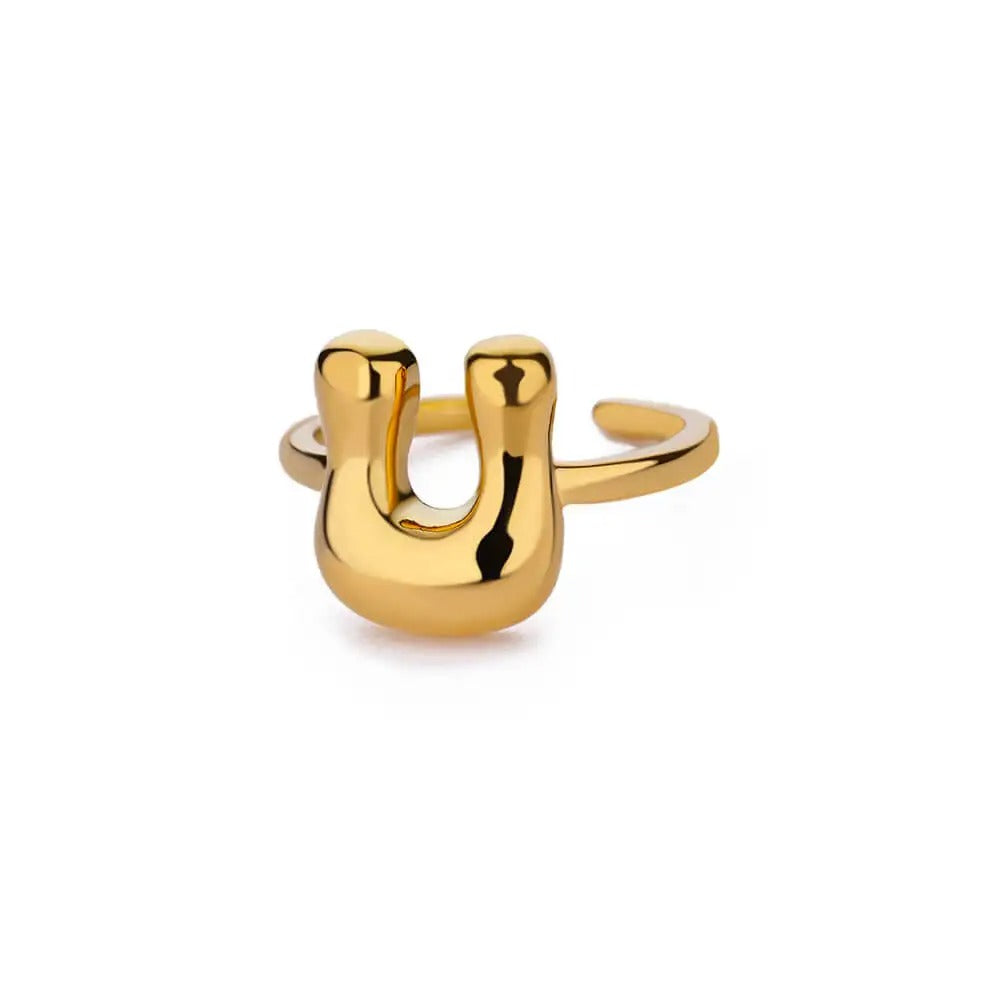 Bubble Letter Ring
