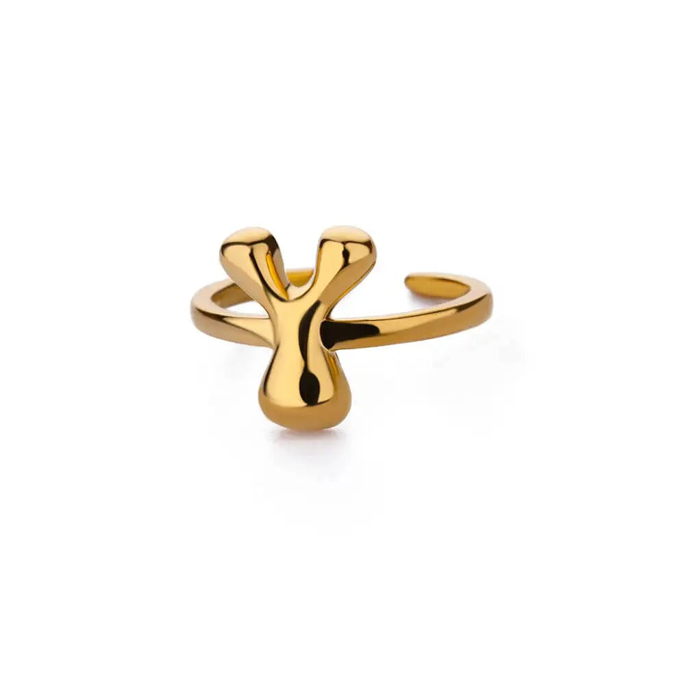 Bubble Letter Ring
