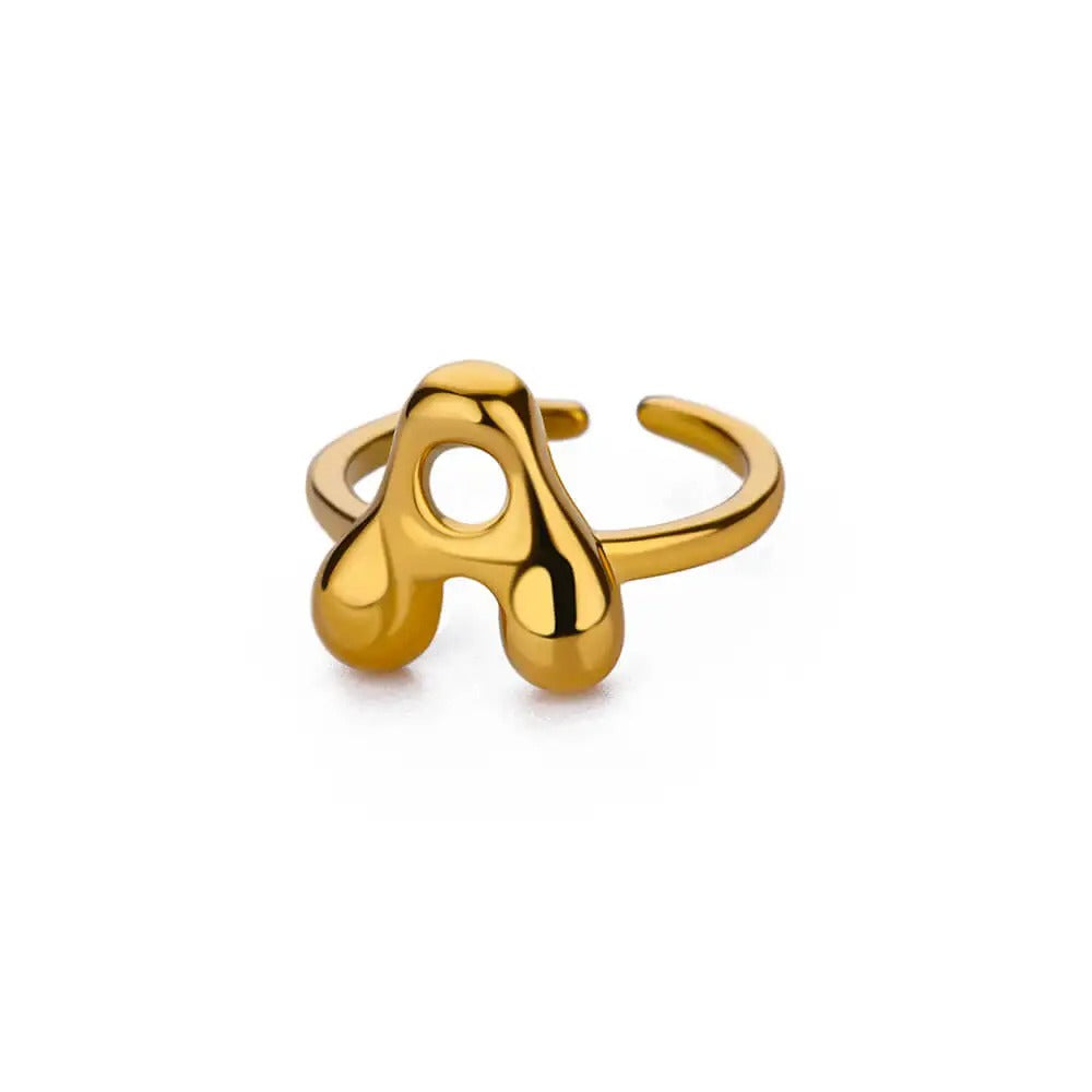 Bubble Letter Ring