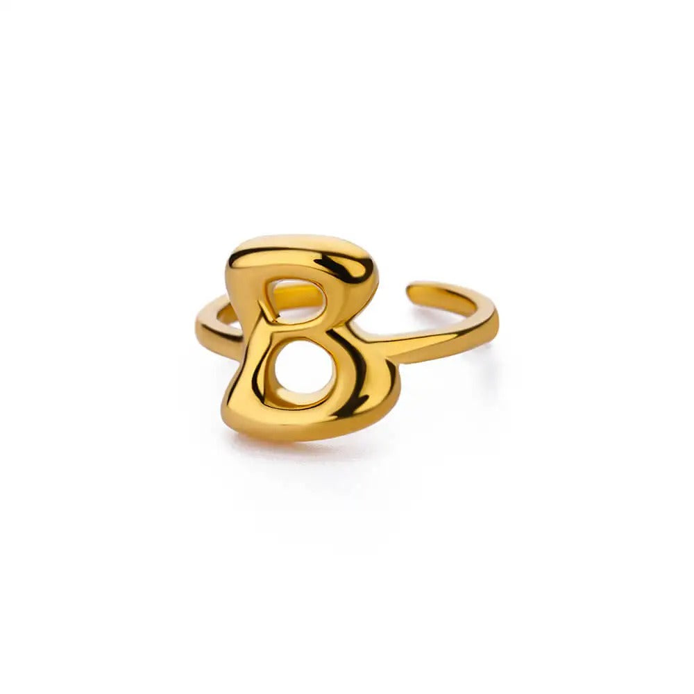 Bubble Letter Ring
