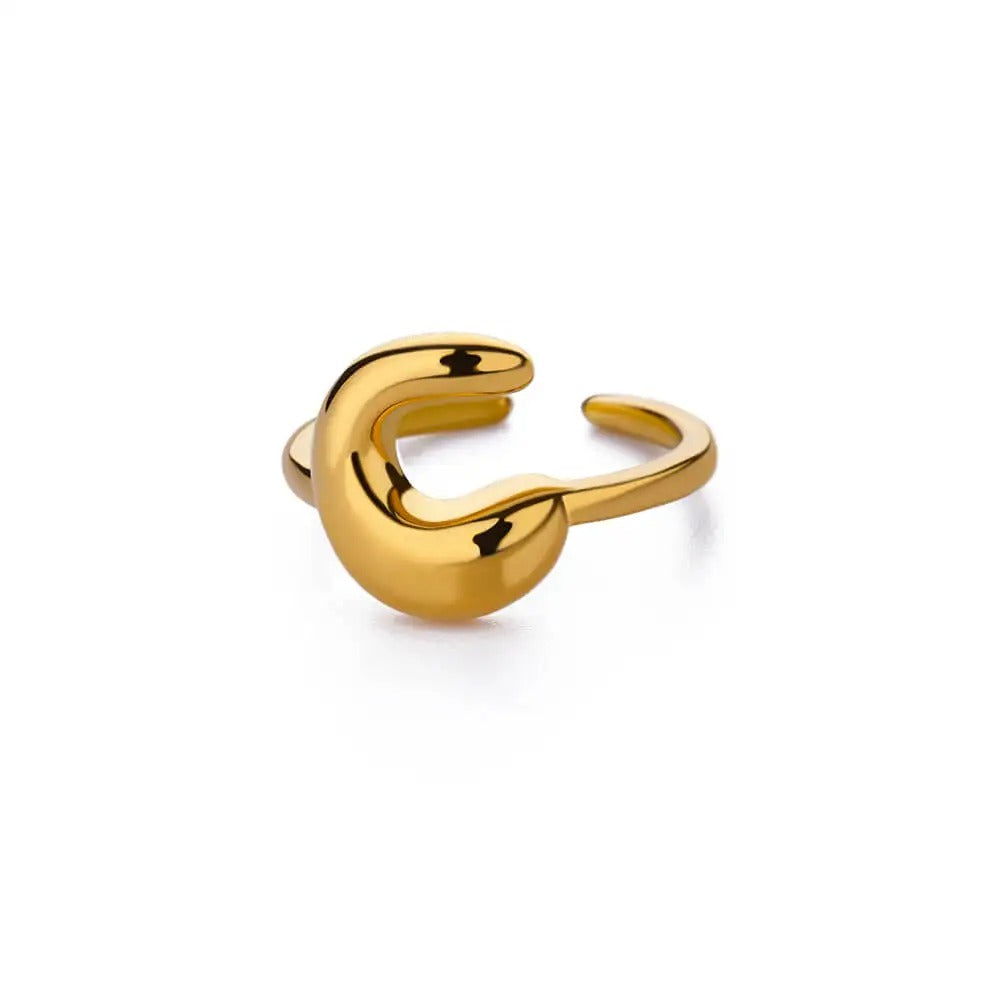Bubble Letter Ring