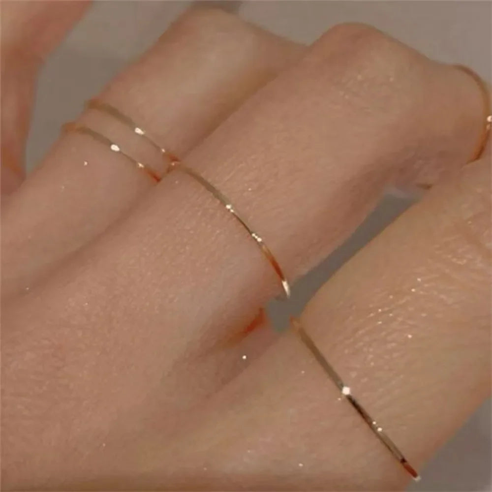 5 PCS Dainty Gold Ring