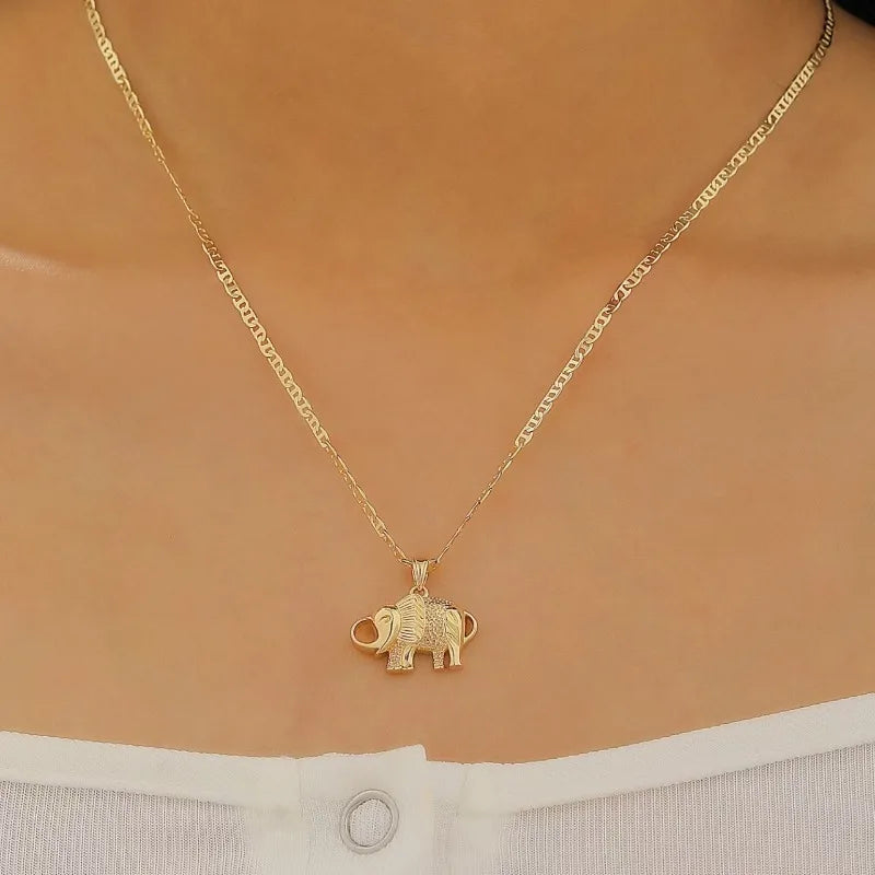 Elephant Charm Necklace