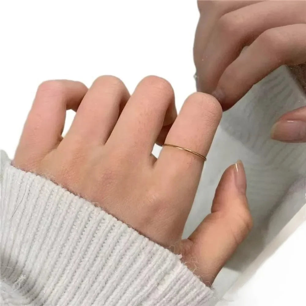 5 PCS Dainty Gold Ring