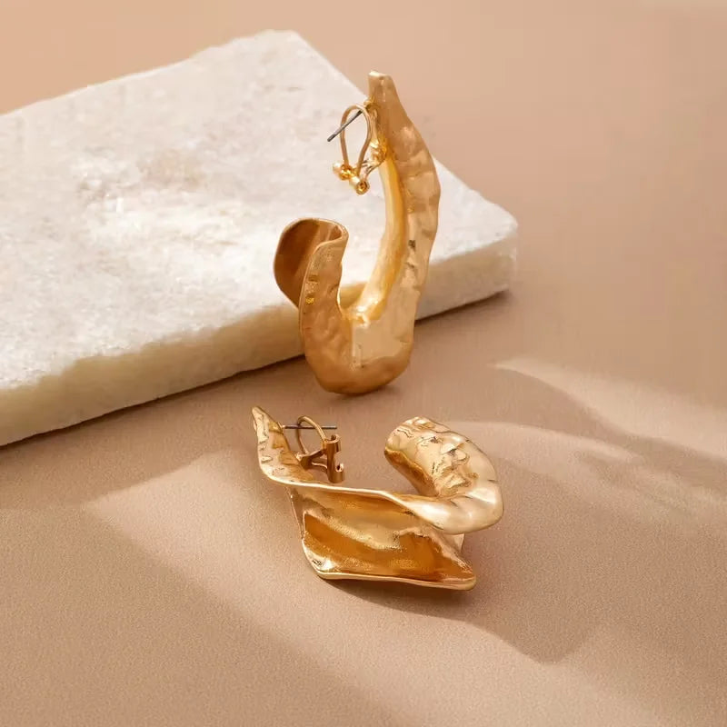 Irregular Teardrop Earrings