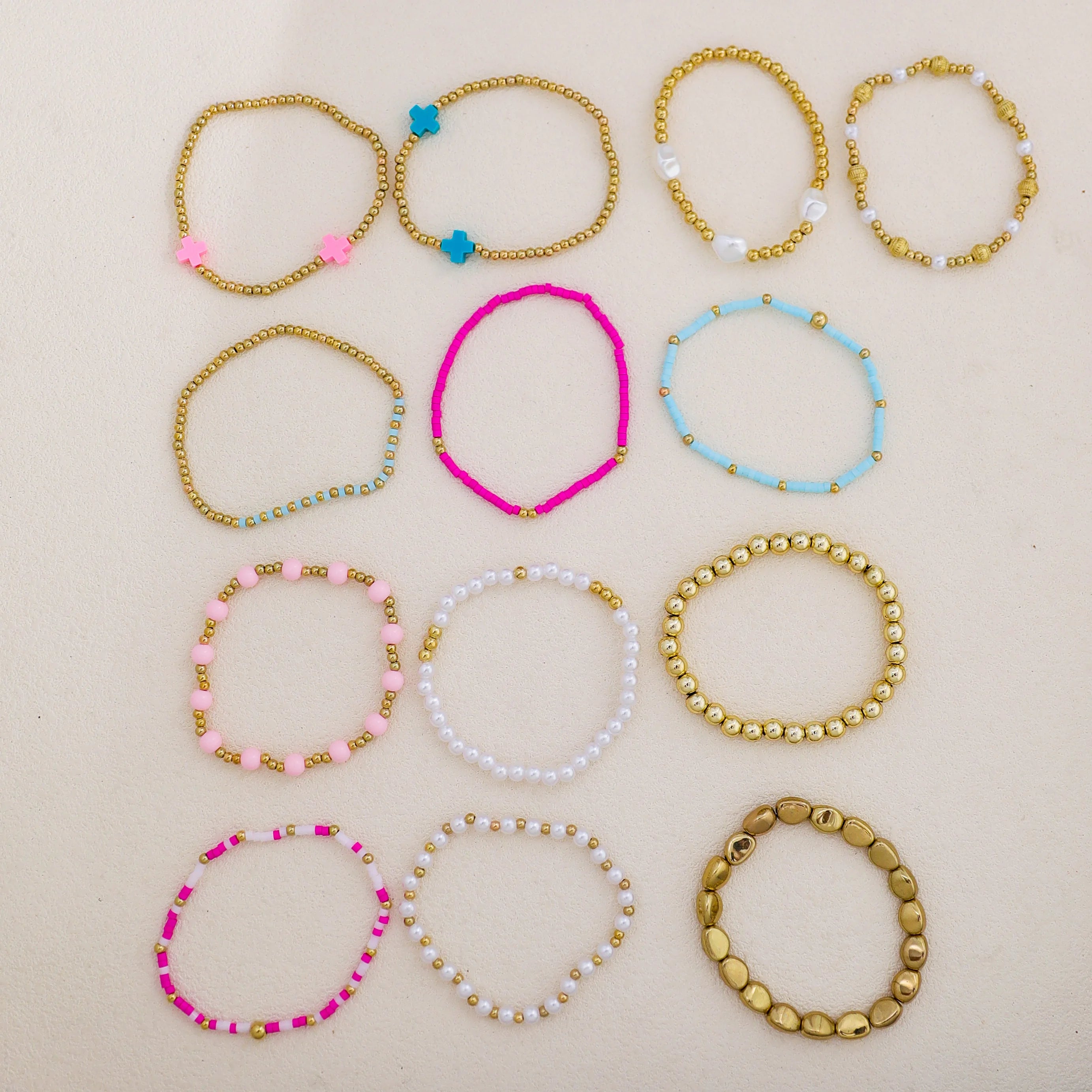 13 PCS Cross Bracelet Set