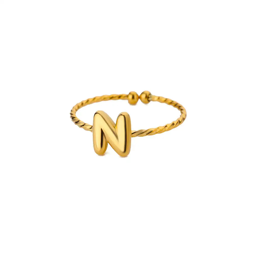 Chunky Balloon Initial Ring