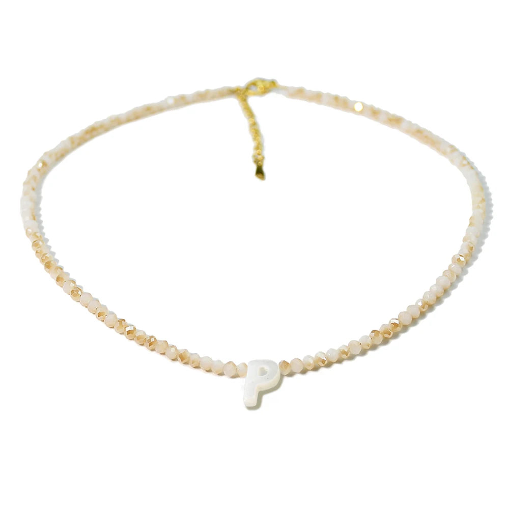 Shell Letter Necklace