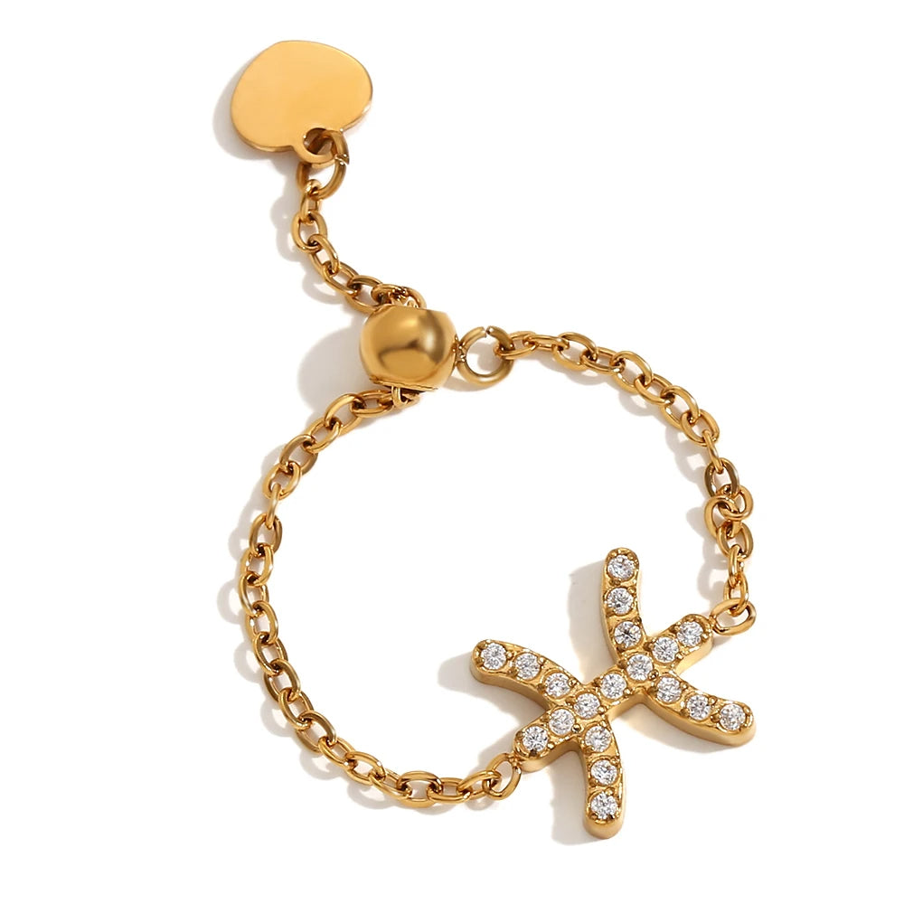 Adjustable Zodiac Sign Ring