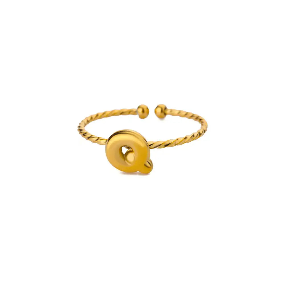 Chunky Balloon Initial Ring