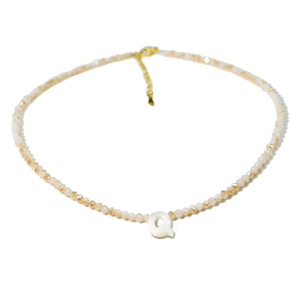 Shell Letter Necklace