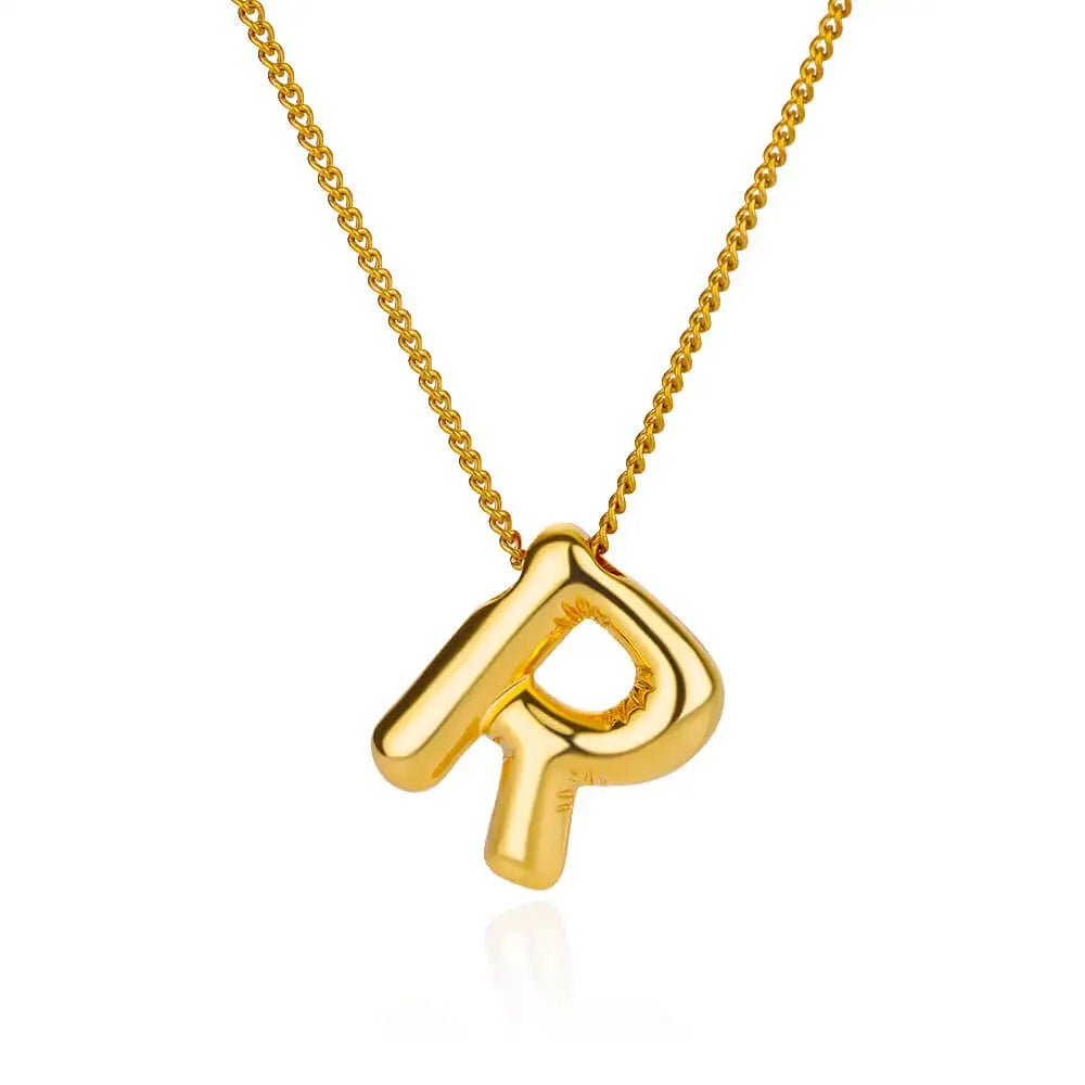 Chunky Initial Letter Necklace