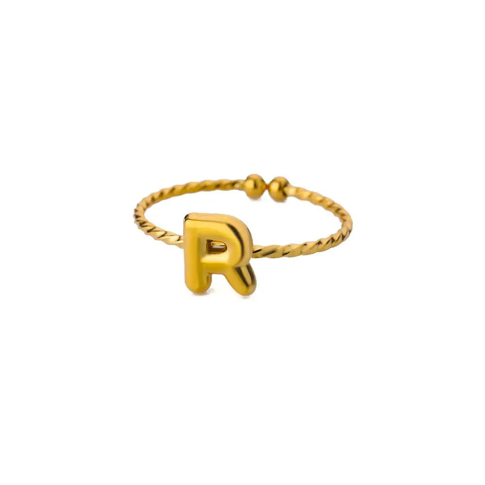 Chunky Balloon Initial Ring