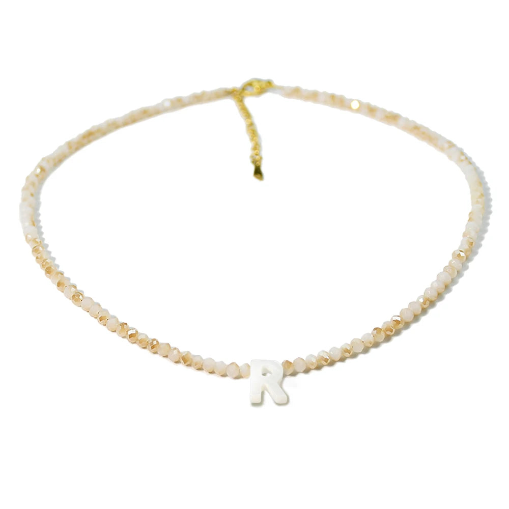 Shell Letter Necklace