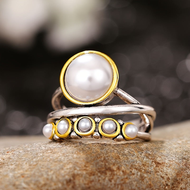 Asymmetric Multi-Band Pearl Ring