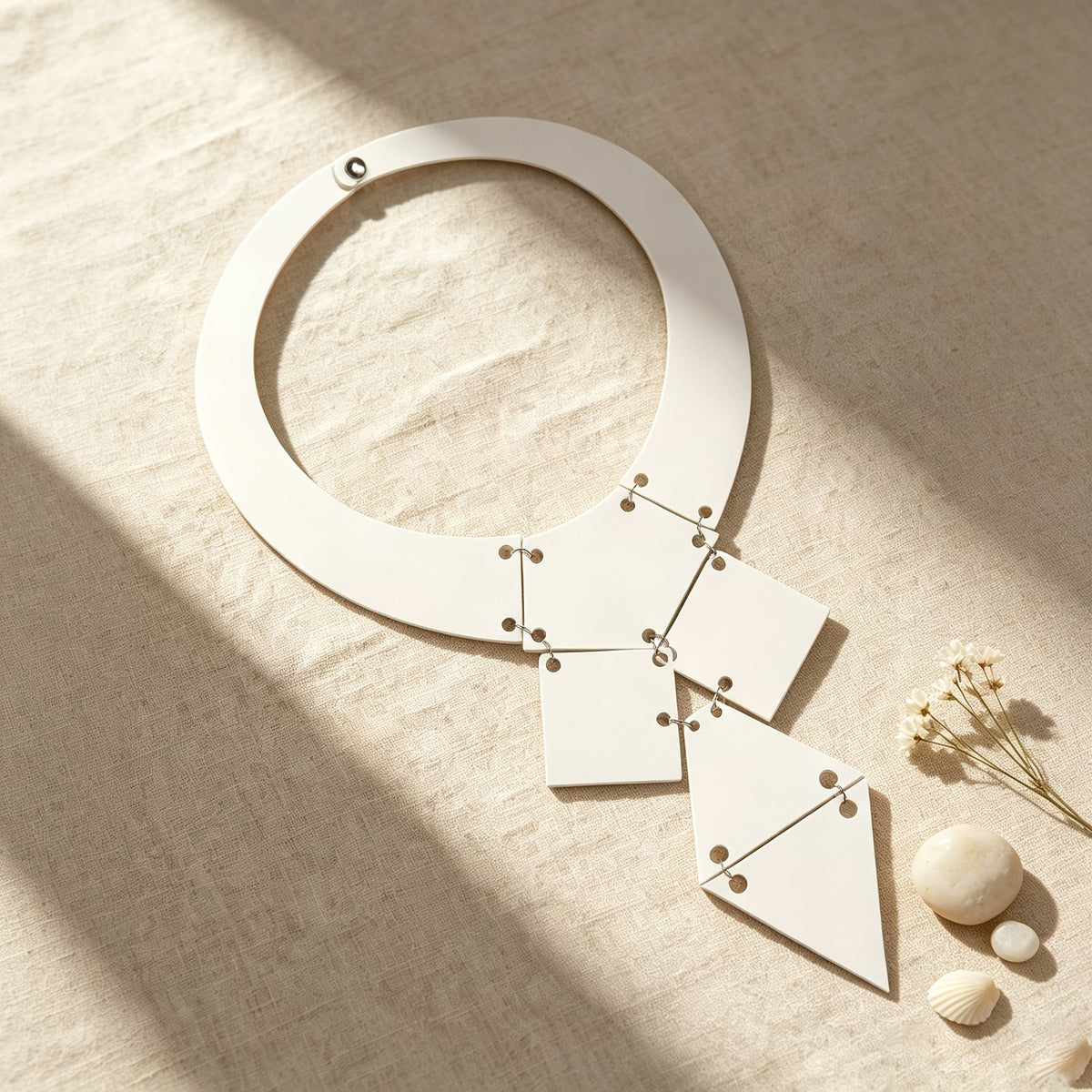 Geometric Layered Collar Necklace