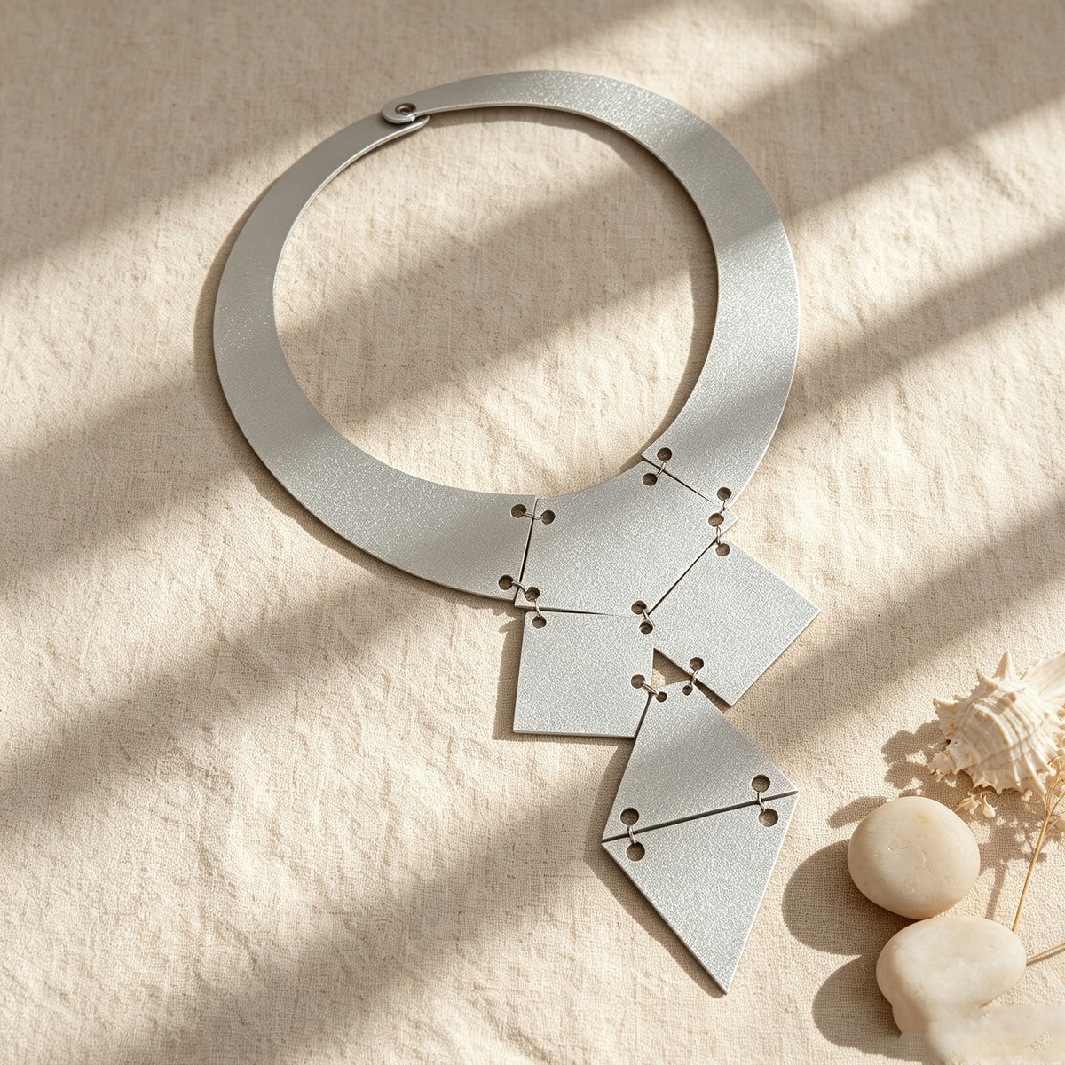 Geometric Layered Collar Necklace