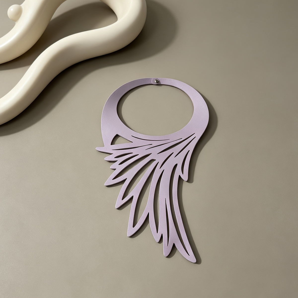 Gothic Hollow Wing Collar Necklace