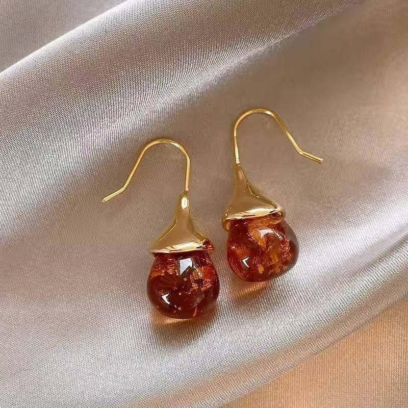 KC Resin Teardrop Earrings