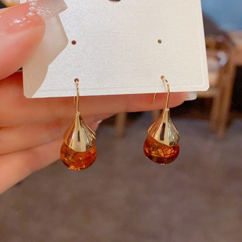 KC Resin Teardrop Earrings