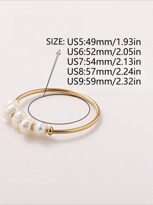 Natural Baroque Pearl Ring