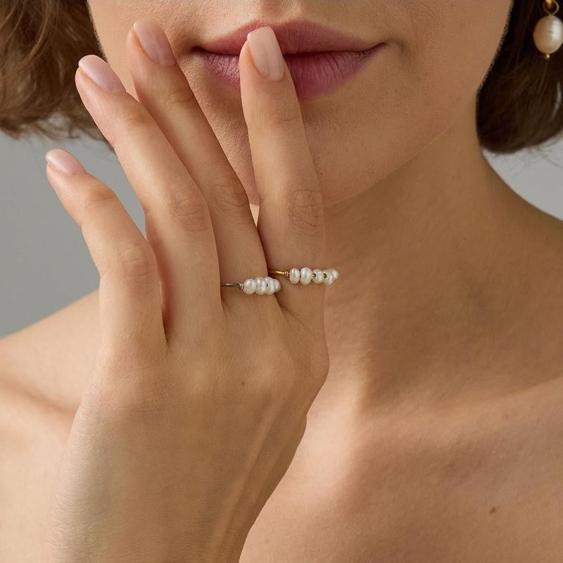 Natural Baroque Pearl Ring