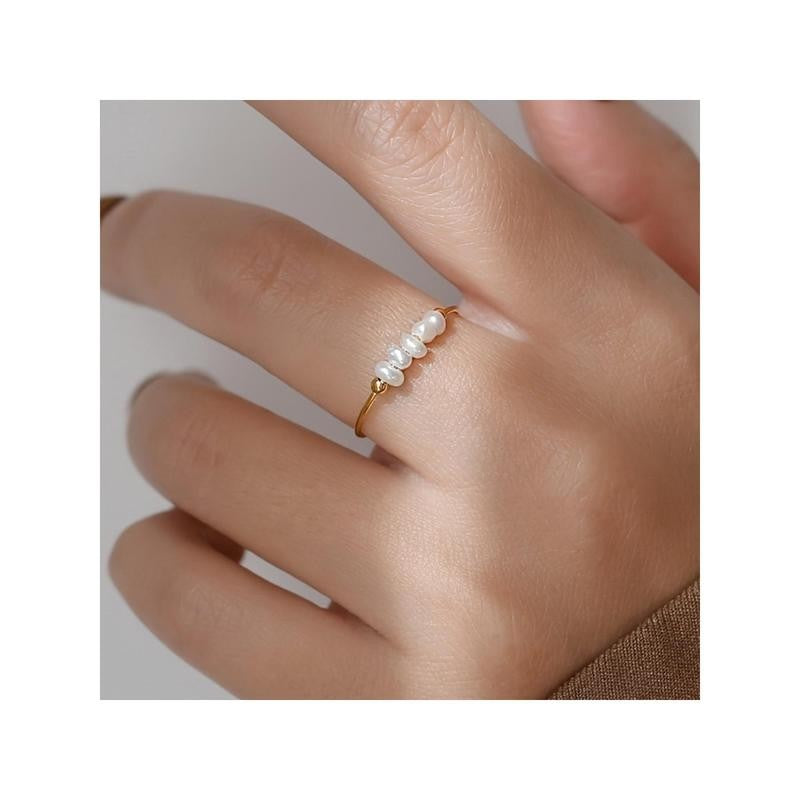Natural Baroque Pearl Ring