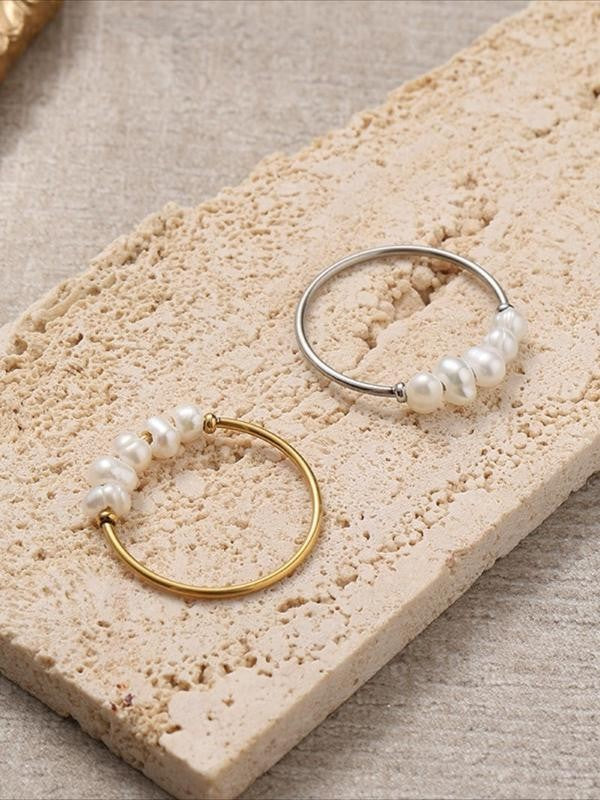 Natural Baroque Pearl Ring